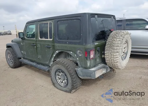 2020 Jeep Wrangler Unlimited Sport 4X4 from USA, damaged, VIN 1C4HJXDN7LW334543